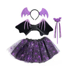 Spider Bat Wings Halloween Costume Set