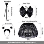 Spider Bat Wings Halloween Costume Set
