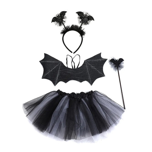 Spider Bat Wings Halloween Costume Set