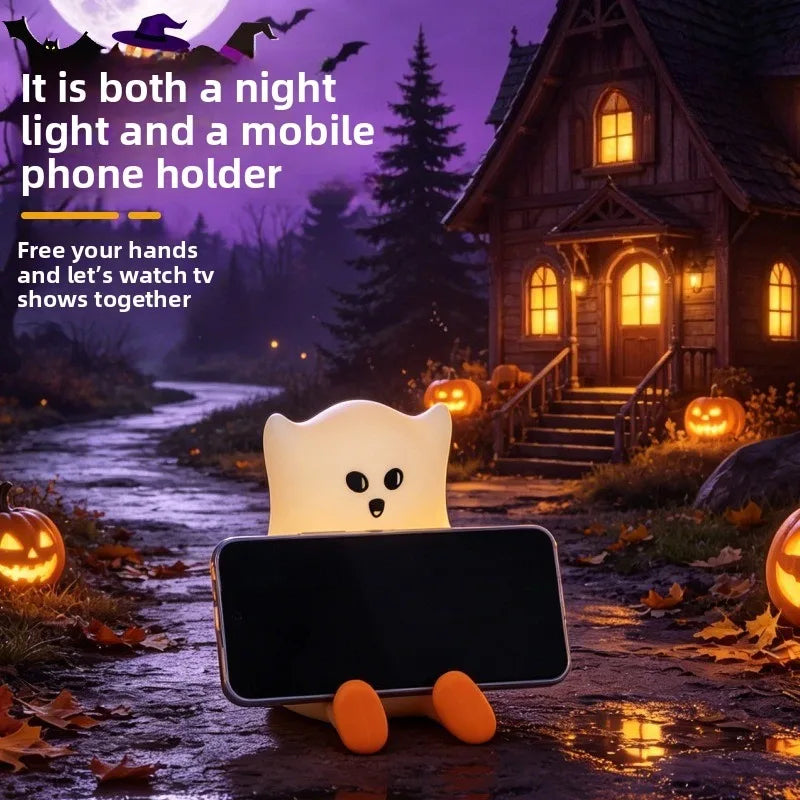 Cute LED Bedside Lamp for Kids Bedroom Halloween Decor