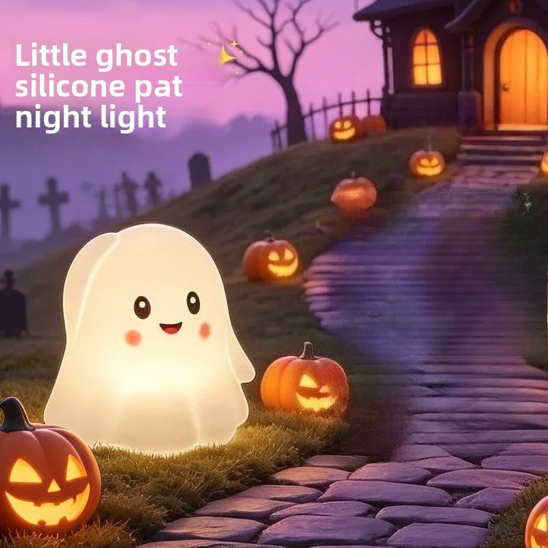 Cute LED Bedside Lamp for Kids Bedroom Halloween Decor